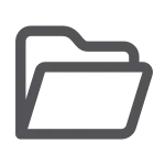 Folder Open SVG Icon